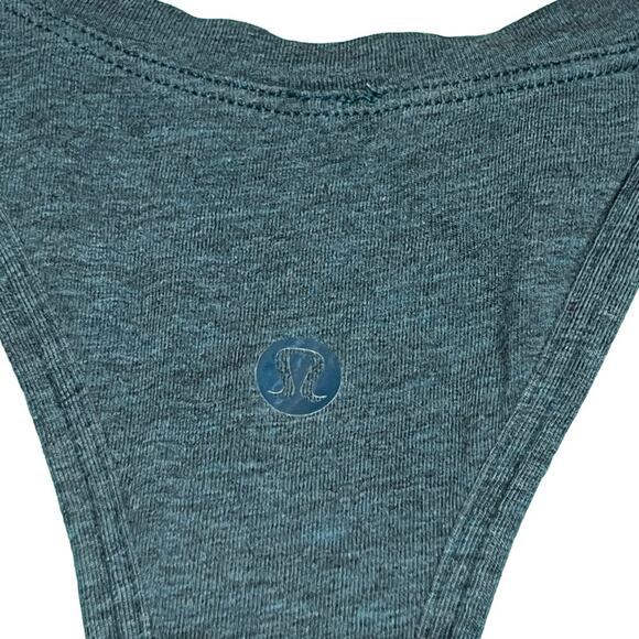Lululemon Yogi Racerback Tank Heathered Alberta Lake Size 6 - Picture 5 of 5